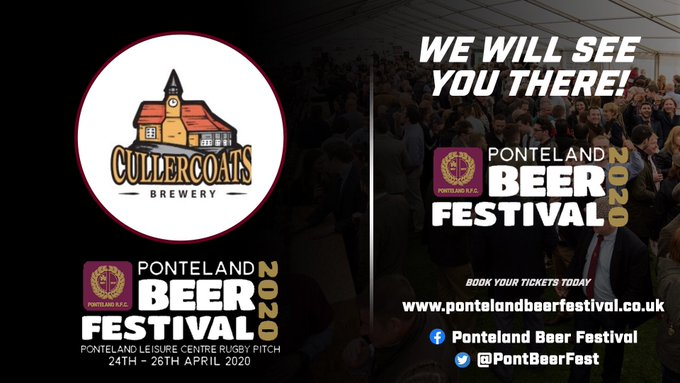ITS OFFICIAL!

We'e excited to announce that we're supplying and will be attending Ponteland Beer Festival 2020. Come and join us for the BIG weekend! Buy your tickets HERE -   ticketsource.co.uk/pontelandbeerf… Check out their Facebook event HERE - facebook.com/events/5428208…