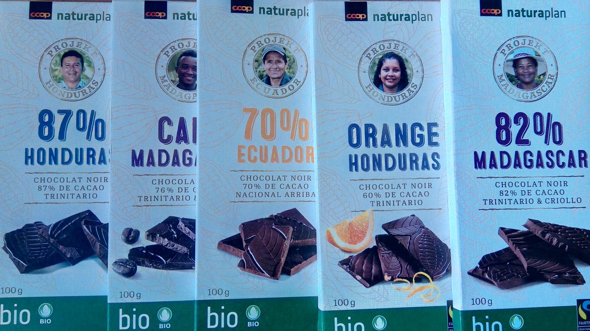 WCS_Mada's tweet photo. So proud to see chocolate from MaMaBay's #cocoa project abroad! Thank you to #Halbasunray @zoozuerich #coop #Helvetas
#livelihood #dynamicagroforestry #Madagascar
To know more about the project, follow the link https://t.co/8zh9r7gQTZ https://t.co/E2R1bfJlbF