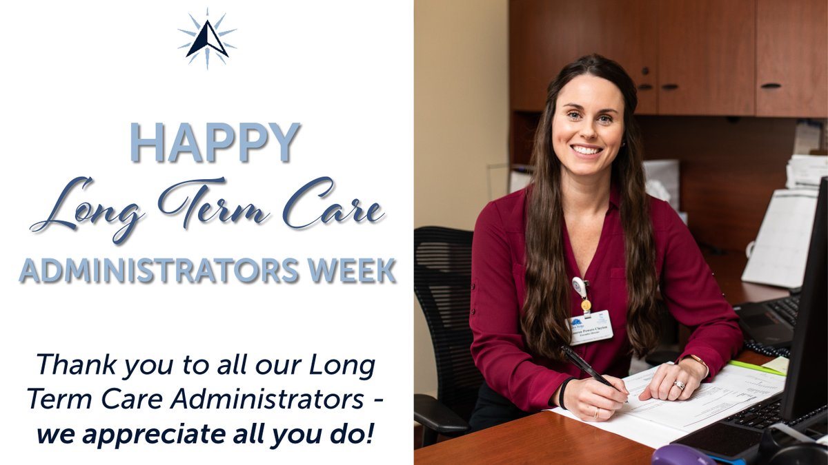 Trilogy_Careers's tweet photo. This week is #LongTermCareAdministratorsWeek! We want to shout out and thank all of our Long Term Care Administrators. We appreciate everything you do! #C4U https://t.co/4zthcZbjUd