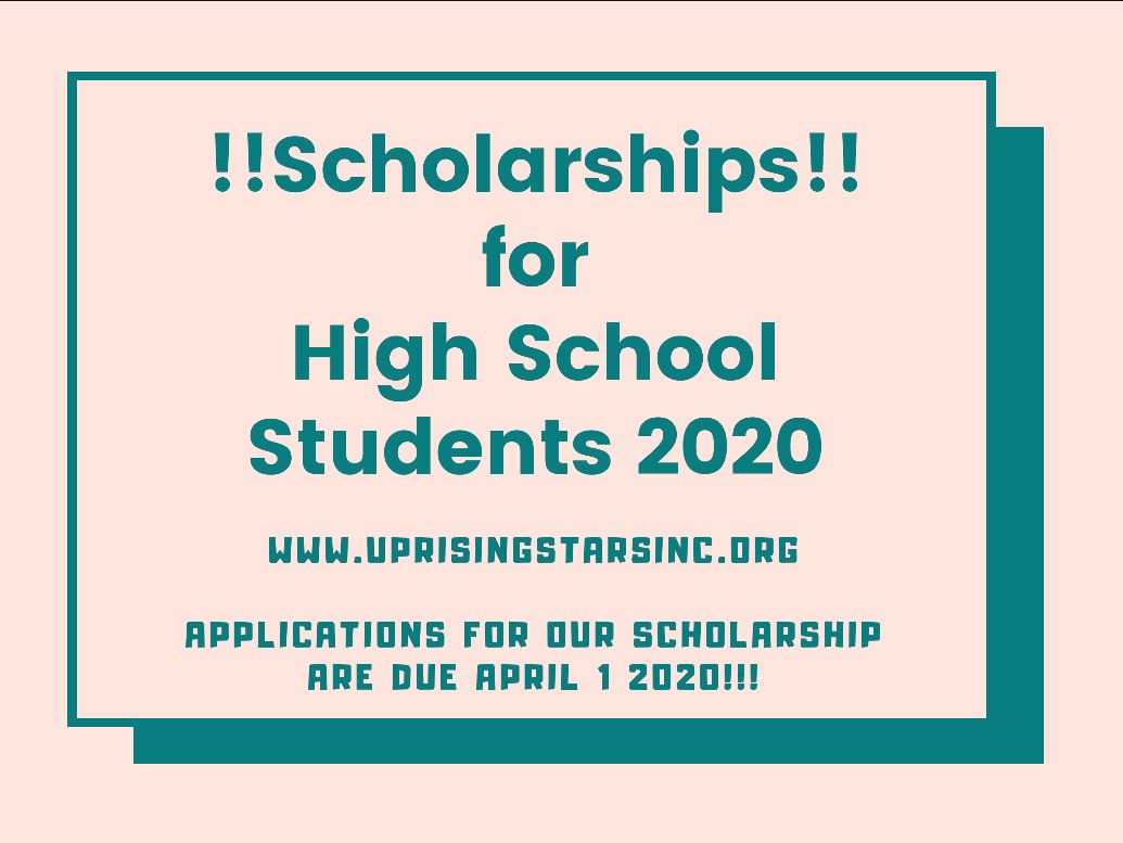 Up_Rising_Stars's tweet photo. CALLING ALL HIGH SCHOOL STUDENTS! Be sure to visit our website to apply for our college scholarship. Application deadline is April 1st. #linkinbio👆 #scholarshipopportunities #collegeeducation #highschoolstudent https://t.co/tfaQukdDcN