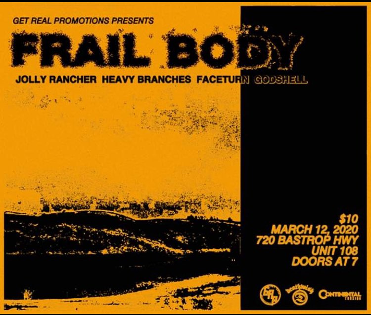 This Thursday Austin! Let’s party!  <a href="/frailbodyil/">Frail Body</a>