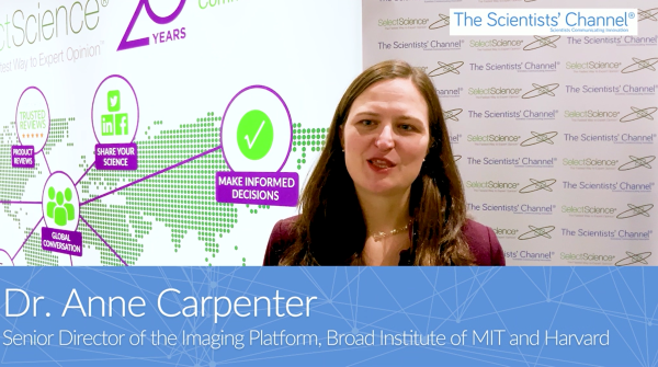 TheScientistsC's tweet image. The future of morphological profiling databases: @DrAnneCarpenter, Institute Scientist and Imaging Platform Senior Director, Broad Institute of MIT and Harvard, talks to us about her work on a cell painting assay project - bit.ly/2TzBI2K #SLAS2020