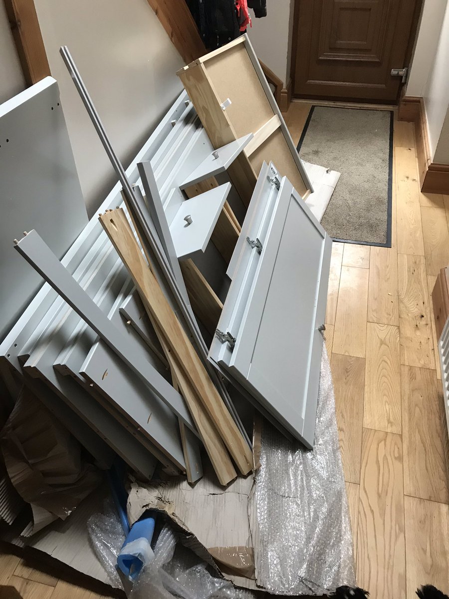 kbusinessupport's tweet photo. @marksandspencer totally appalled by your customer service. Providing 2 lots of faulty furniture, I now have to wait 3.5 weeks for replacements/collection and live like this in the meantime if I want it quality control checked!!! Shocking. https://t.co/07eMznzn6v