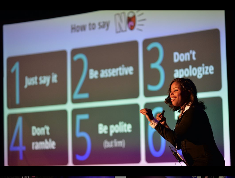 Had a blast at #ConveyUX2020 sharing the 'Power of NO (and Yes!)' in an interactive workshop! 🎉

Saying NO isn't easy! We often end up saying yes, when we really just want to say "NO!"  If you struggle with this too, here are tips: Just say it! Don't ramble! Don't apologize!