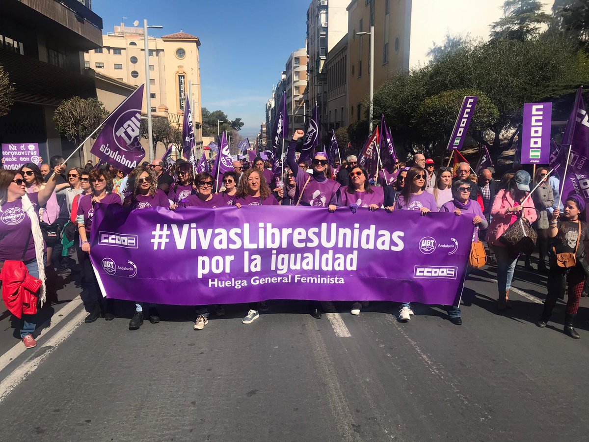 fssccooand's tweet photo. 💜#8M | ‼ Toda #Andalucia al grito unánime de #VivasLibresUnidas en este 8M‼ https://t.co/HsORovs2RW