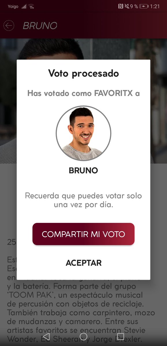 OTando9's tweet photo. Esta semana cotrapronostico, nuestros 2 votos diarios de las 2 cuentas seran:
1- SALVAR HUGO/FAV BRUNO
2- SALVAR GERARD/FAV BRUNO #BRUNOFAVORITO
 #HoyNataliaLacunza https://t.co/kPynvxEj20