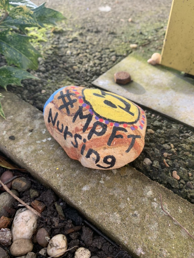hteewalker's tweet photo. This brightened up my Monday morning! Dropped my little boy off at nursery and found this at Cannock Chase Children’s Centre #mpftnurses @NursingMPFT https://t.co/5pymN2lTed