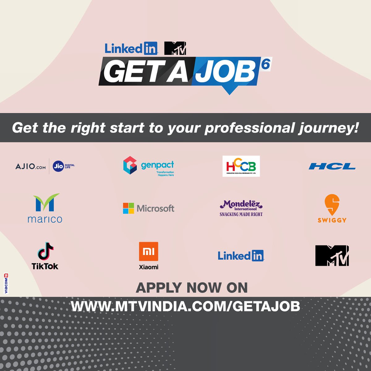 sonal_baid's tweet photo. Did you miss your turn last season? Here is your chance to #GetAJob
Get the right start to your professional journey!
Apply Now: 
 https://t.co/FzbUsGlNVZ https://t.co/DfPFR1ixIx