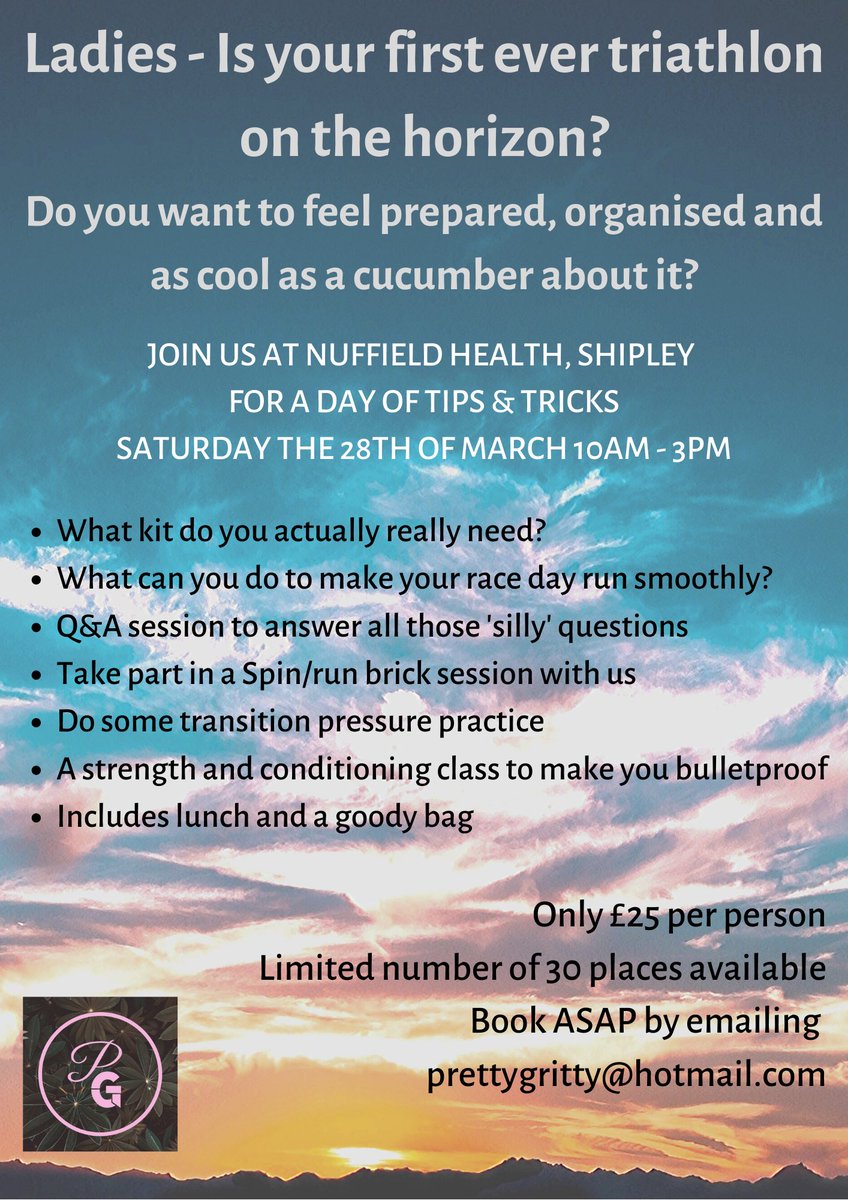 PearsonLindy's tweet photo. Any local female friends thinking of doing a triathlon then highly recommend this session. Emma and Katie have a wealth of knowledge and are also just lovely. https://t.co/P1wfNkoTRW