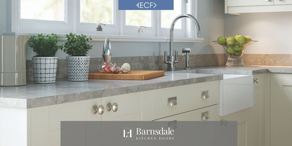 All the grain, all the colour, all the advantages of ash or oak, but dare we say it, even better. Our #BARNSDALE range features 5-piece wrapped kitchen doors that are better suited to everyday life. #InteriorDesign #KitchenDesign #KitchenManufacturing #FarmhouseKitchen