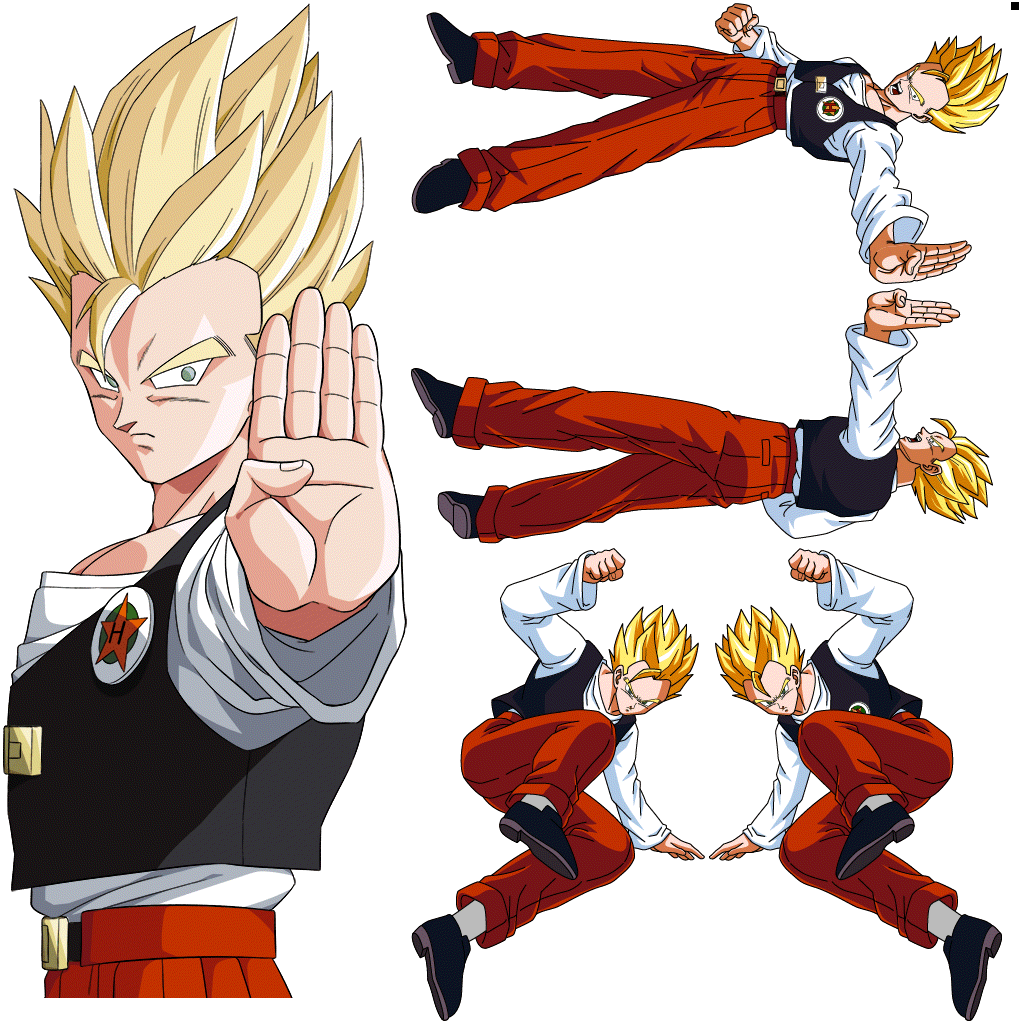 Trunks SSJ2 Render png