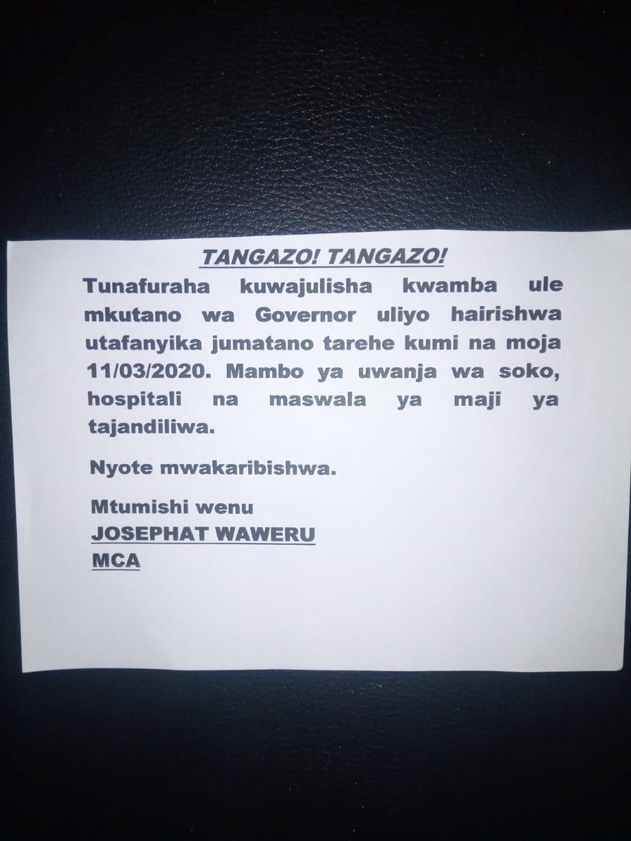 ChiefFrancis Kariuki (@chiefkariuki) on Twitter photo 