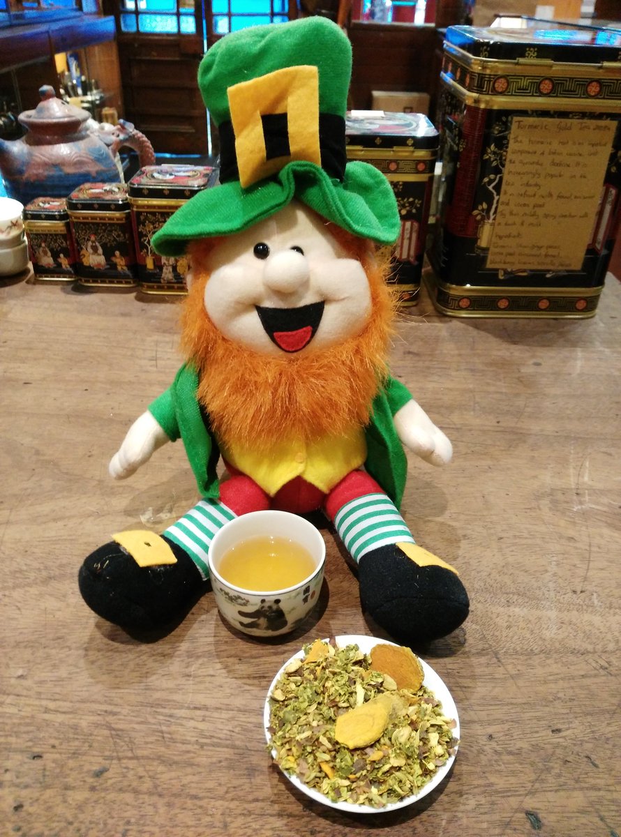 Be like Larry, call to Cahill's to sample some delicious Turmeric Gold herbal tea.
#teatasting