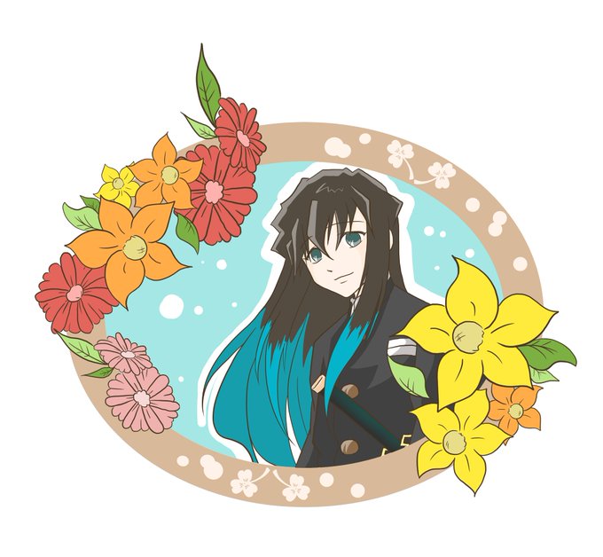 さん茶さんがTwitterに投稿した時透無一郎(鬼滅の刃)のイラスト。