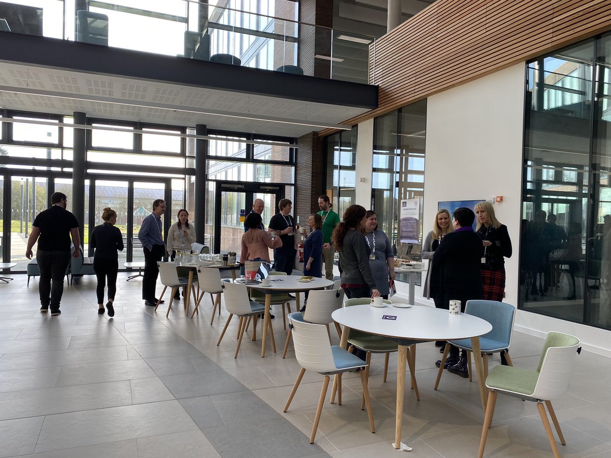 Starting the day of celebrations for #IWD2020 <a href="/UKHO/">UK Hydrographic Office</a>. Information stand, Women’s Network breakfast to start the day