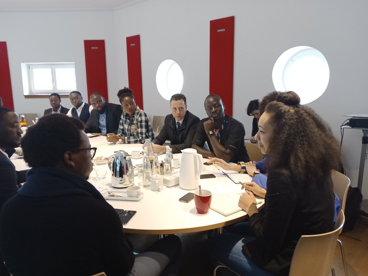 KasUganda's tweet photo. For 85years, @afrikaverein has been at the forefront of establishing and strengthrnunt business relationships between Africa and German businesses. We started our business trip by paying them a courtesy visit! @SilverKayondo @enamara https://t.co/P5vyvfJUu5