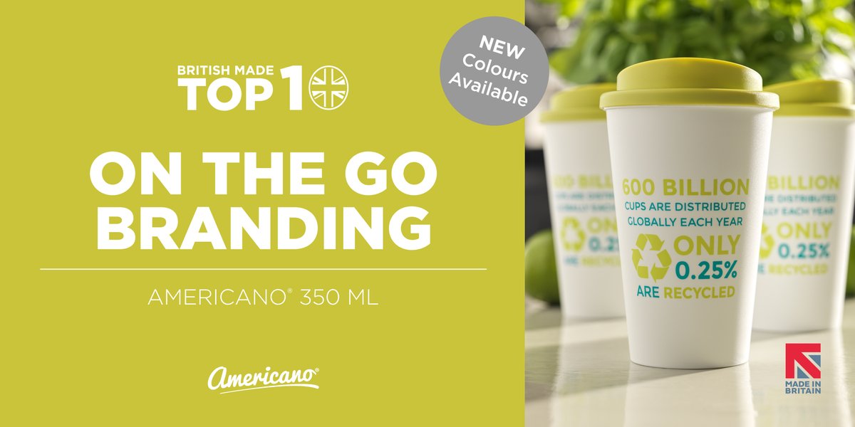 Introducing the first of our British-made top 10 products. The Americano® 350ml insulated tumbler. 
For 2020 we've added two new colours for you to choose from.
View our full range on the PF Store: ow.ly/aJW650yGmxb