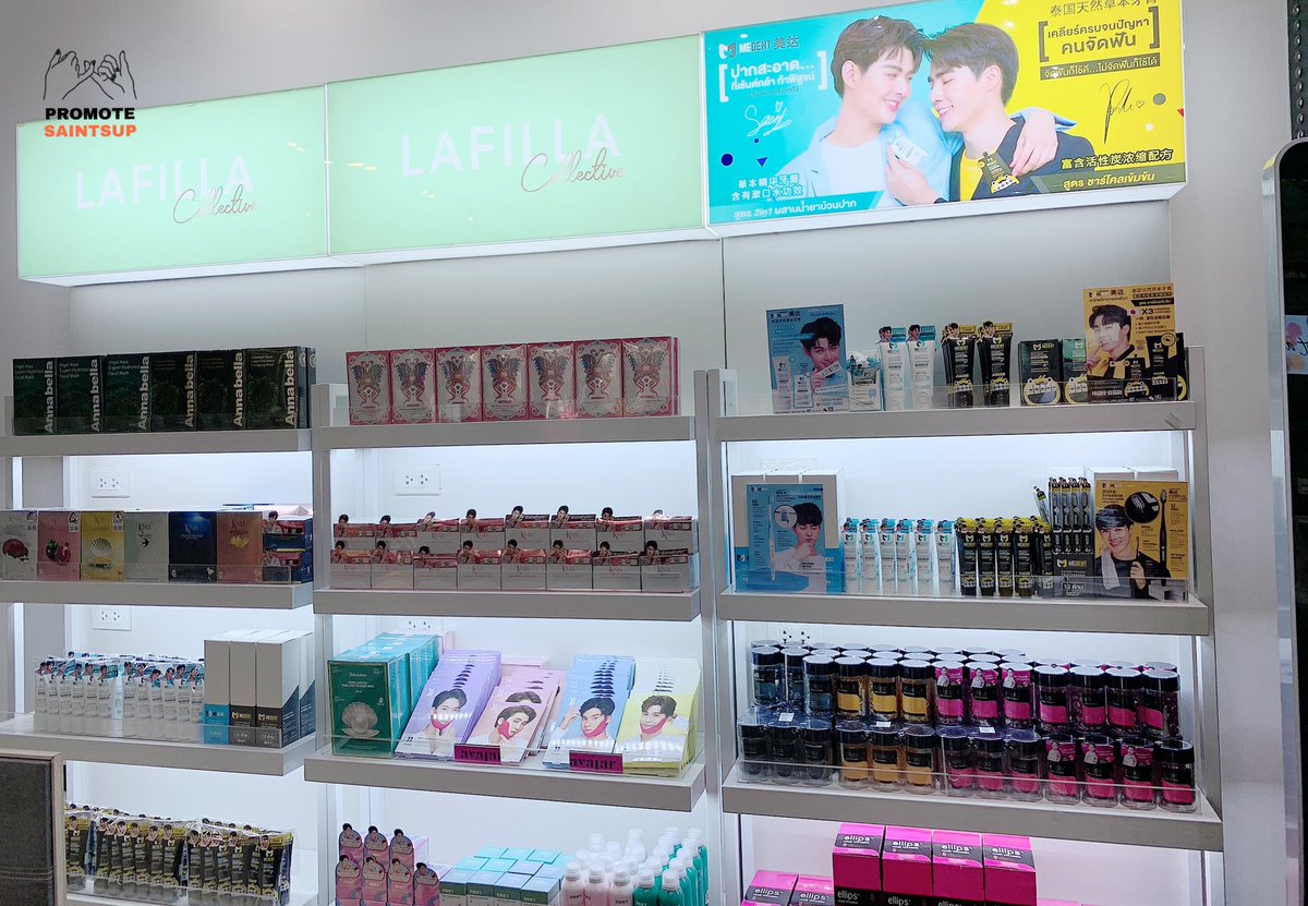 PROMOTE_SAINT's tweet photo. มาที่เดียวเกือบครบ จบทุกแบรนด์พรีเซ็นเตอร์ของเซ้นต์ซุป Lafilla @ บิ๊กซีราชดำริ  

🚨ขายของรอนะครับเซ้นต์ 🚨
    #รอรับเซ้นต์อยู่หน้าห้องสอบ

#Cibio2
#ellips
#Annabella
#Kisaa
#MEDENT
#Avajar
#Saint_sup #MingEr 
#PROMOTE_SAINT https://t.co/VwxMFTpQ4v