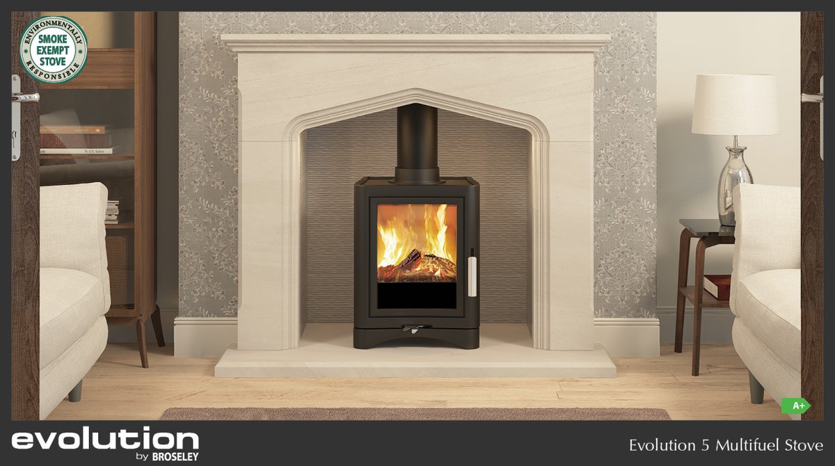 BroseleyFires's tweet image. Our Evolution 5 multifuel stove is one of our most popular stoves on the market. Producing 5kW of heat with an 80.8% efficiency rating, it is perfect for a medium sized room.
broseleyfires.com/multifuel-stov…