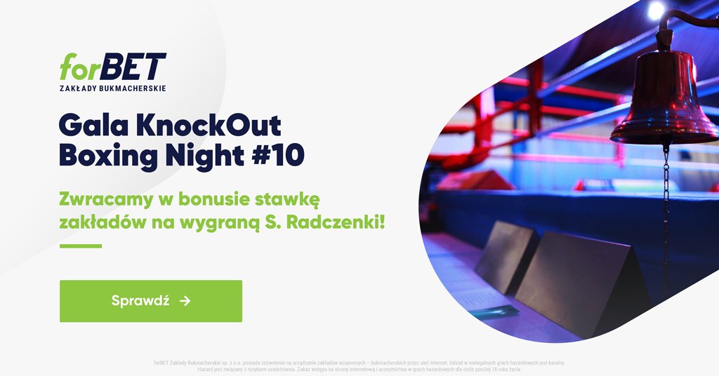 iforbetpl's tweet photo. Wszyscy widzieliśmy, co działo się na sobotniej gali #KnockoutBoxingNight w Łomży... 😶

Z tego powodu zdecydowaliśmy, że każdy kto zagrał zwycięstwo S. Radczenki z A. Szpilką otrzyma zwrot swojej stawki w postaci bonusu! 🥊💰🔙 https://t.co/WACsyiVfjM