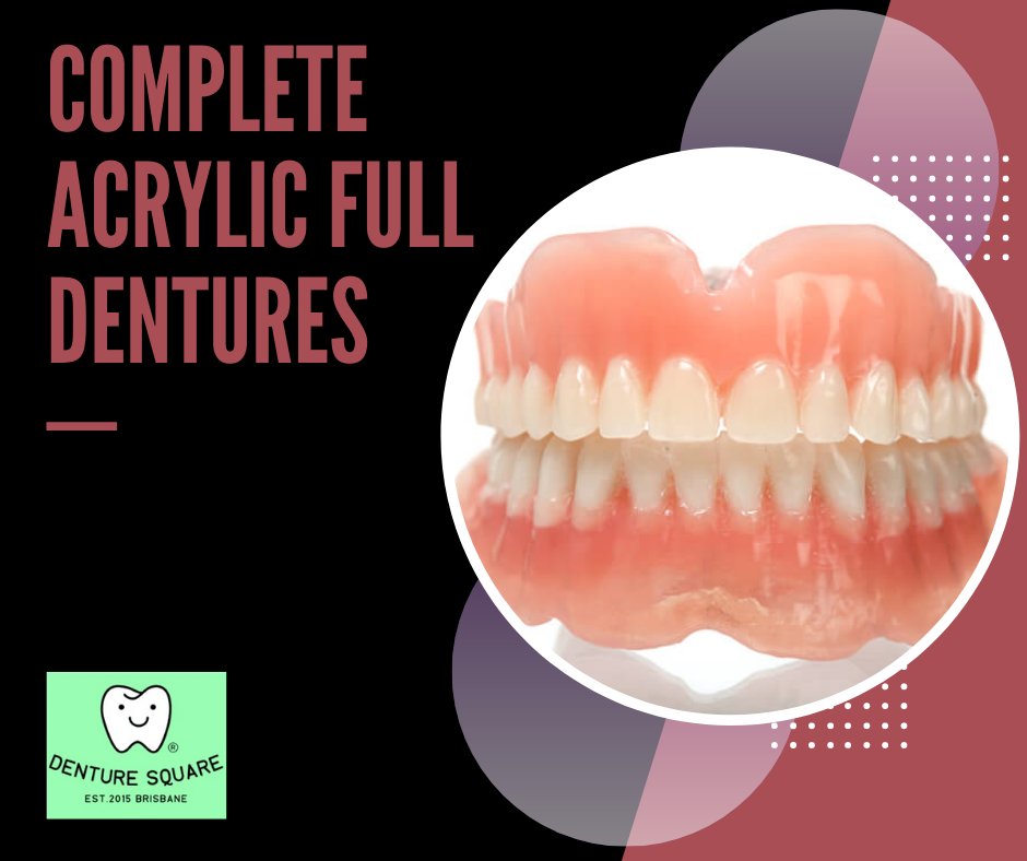 denturesquare's tweet photo. We provide #AcrylicFullDentures services who have lost their #teeth through infection or damage leave gaps between the teeth. Contact us at 07 3189 7085 to get more #dentalsolutions.
#FullDentures #Dentures #toothgaps #dentist #Acrylic https://t.co/xGSlgr1k0l