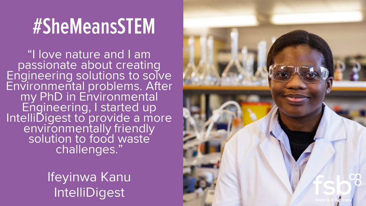 FSB_Scotland's tweet photo. For #IWD2020 FSB launched a campaign to celebrate the stories of the inspirational women who run their own STEM businesses #SheMeansStem π©πΎβπ¬π©πΎβπ»π·πΎββοΈπ©πΎβπ« including the fantastic Ifeyinwa Kanu who runs @IntelliDigest read more here https://t.co/o4La8OpWmv https://t.co/T13iT2iEfM