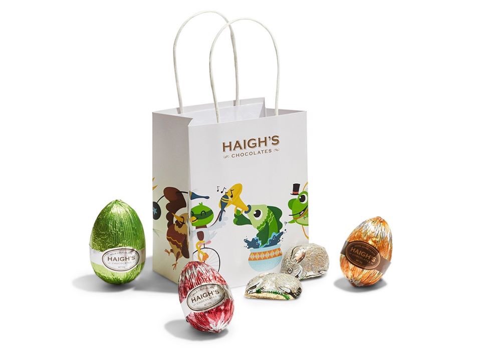 helloFriday's tweet image. We're so excited to promote the launch of our latest tasty design and illustration work in collaboration with iconic SA brand, @Haighs1915 Get in quick for some delicious SA made chocolate treats for Easter! Yum! haighschocolates.com.au/chocolates/bro… #easter #SouthAustralia #design