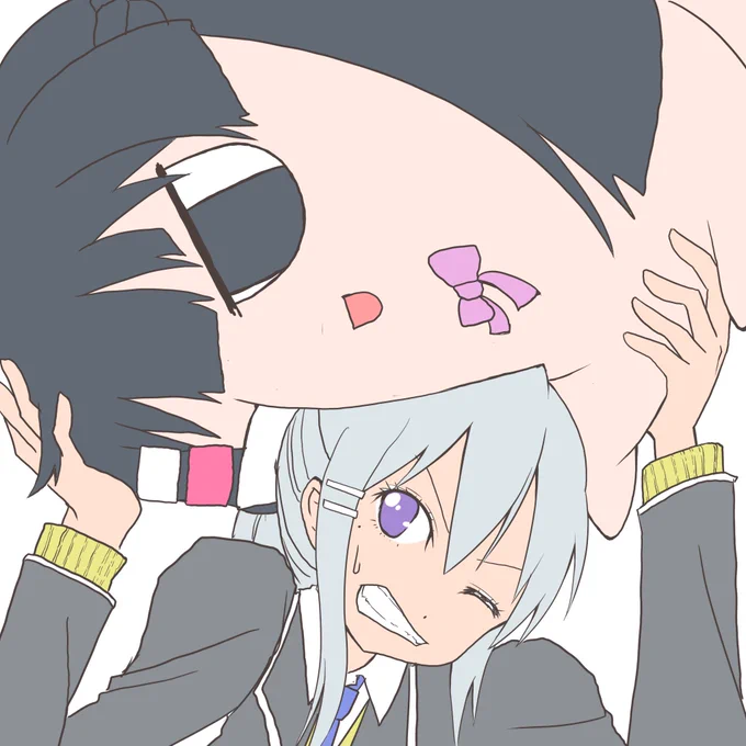 カエデと凛とミトと楓とずしりんと美兎
#ミトとカエデ #凛Art #でろあーと #みとあーと 