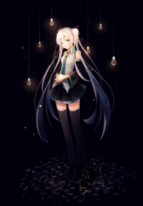 過去絵です

 #ミクの日 