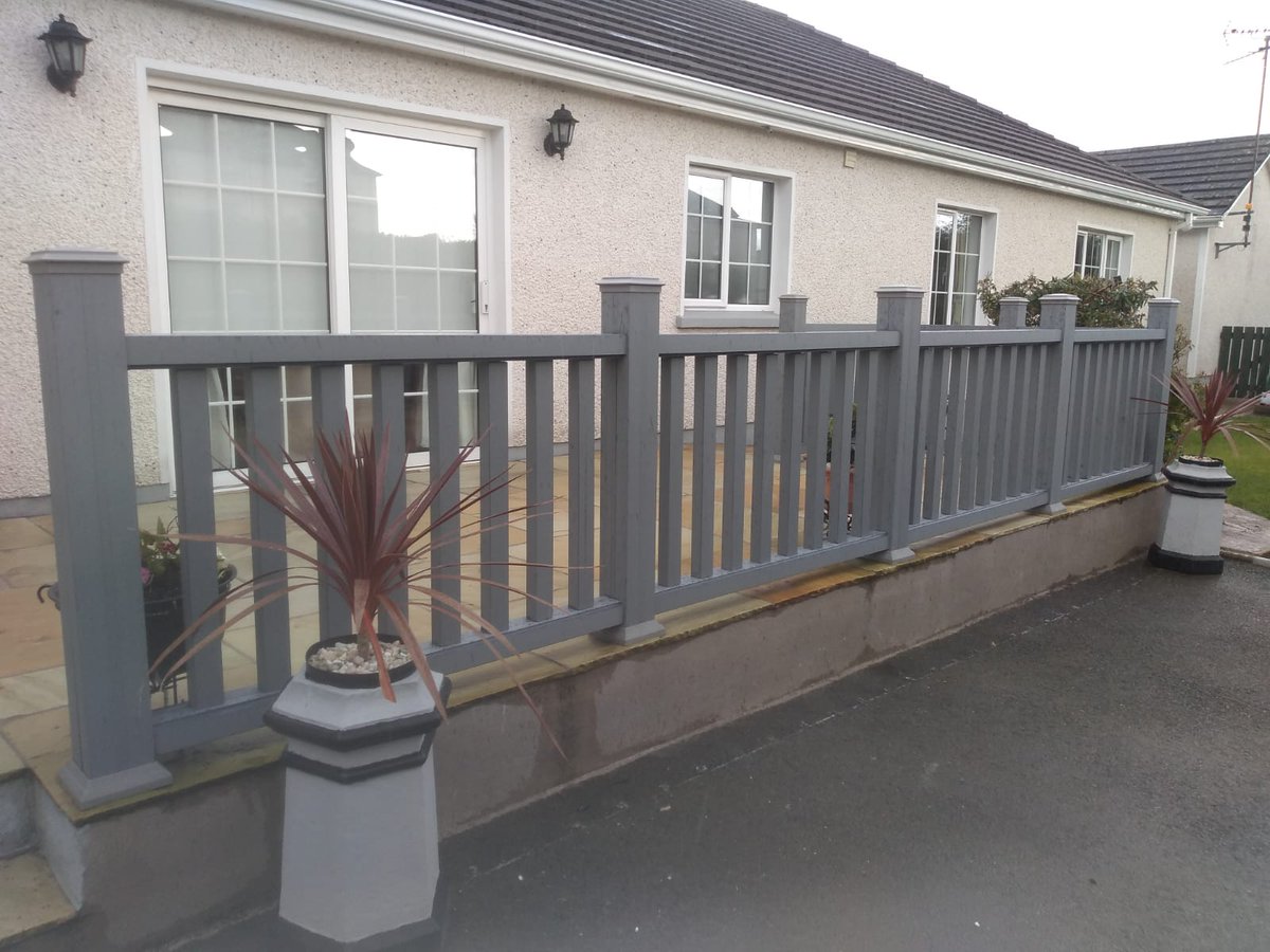 MurdockMerchant's tweet photo. Our Enniskillen branch recently supplied this stunning Composite Balustrade Fence! 😍👀✅

For more information contact your nearest branch: https://t.co/Nxi7JKdDXB https://t.co/wiuyja0f0b
