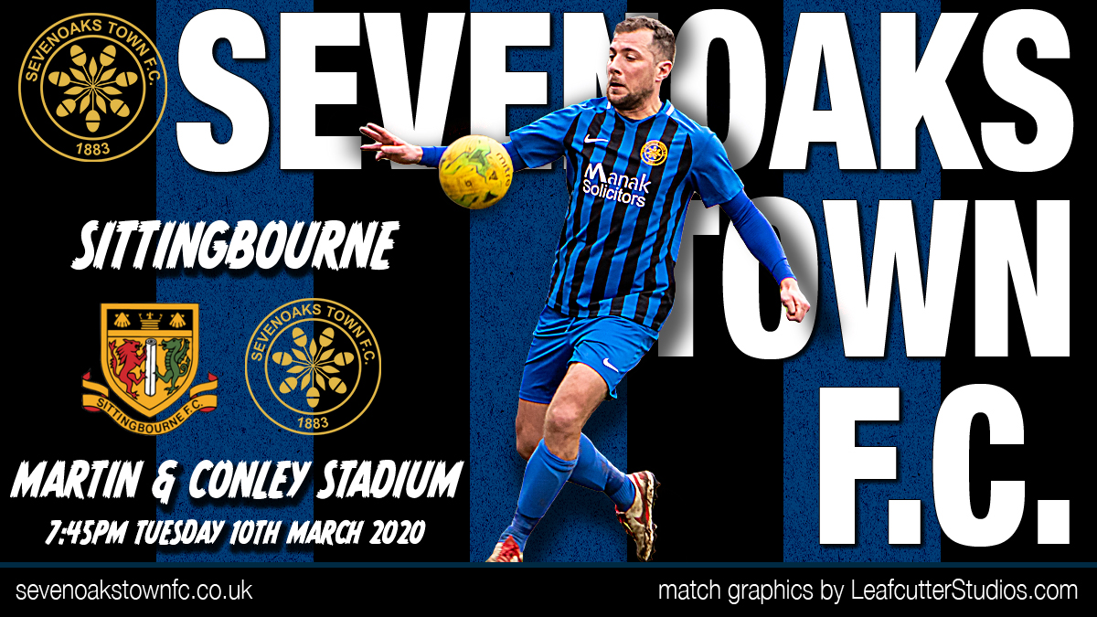 SevenoaksTownFC's tweet photo. ⚽️🖤💙 #UpNext 💙🖤⚽️

We're playing @SittingbourneFC away on Tuesday night - KO 7:45pm

#SeeYouAtTheMatch #TuesdayNightFootball #OneClub #SevenoaksTownFC #GetTheApp #AwayDays
@IsthmianLeague @KentNLPodcast @KentOnlineSport @KentFA @NonLeagueCrowd https://t.co/wRoeifSpMB