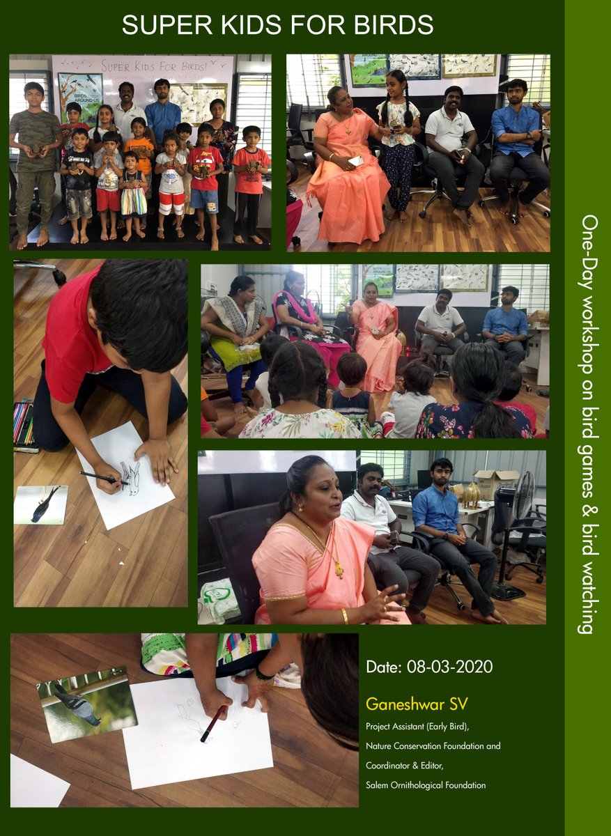 ramnellai's tweet photo. #SuperKidsForBirds #BirdingClass #BirdGames https://t.co/QQzGMVtT0a