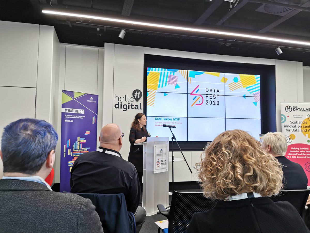 tuminds's tweet image. Great to hear from @KateForbesMSP on the exciting Data and AI developments taking place across Scotland. #DataFest20 #BeyondData