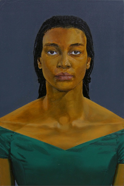 Kimathi Donkor, Kikuyu, 2003, oil on canvas, 76 x 51 cm
 #art #artist #painting #contemporaryart #contemporaryartist #oilpainting #canvas #africanart #visualart #visualartist #kimathidonkor