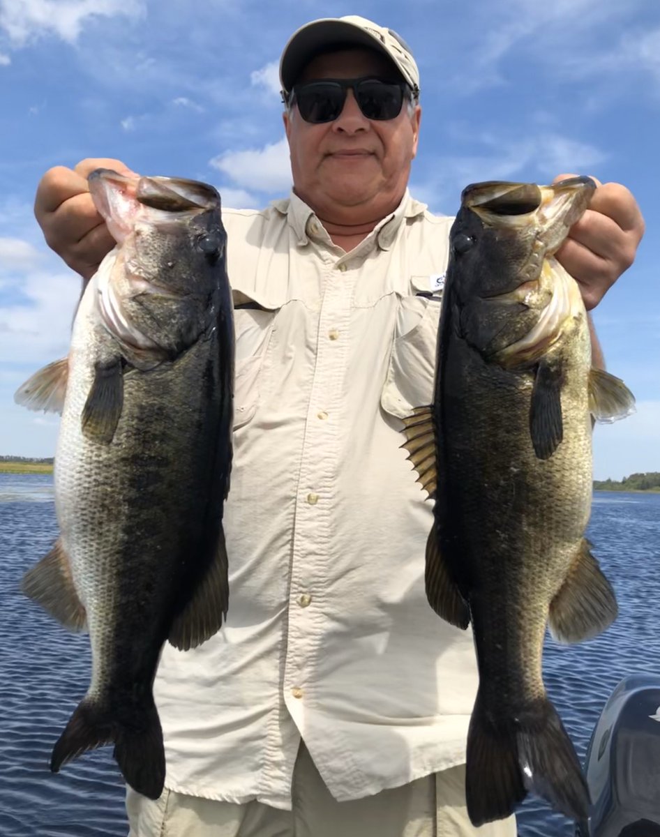 FlBassAdventure's tweet photo. Art and his wife Sue day 2 double fisting Toho Fatties!

#florida #fish #fishing #lake #bass #guides #bassfishing #floridafishing  #tightlines  #catchandrelease #trophy #largemouthbass #largemouth #freshwaterfishing #bigbass #orlandobassguide #floridabass https://t.co/QW34NT7rzC https://t.co/BCInK0jjBz
