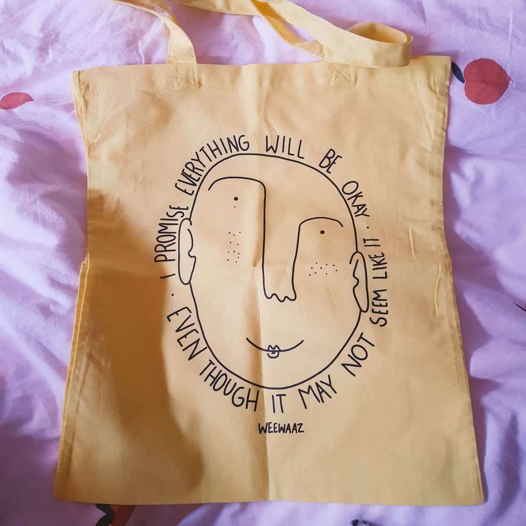 8.3.2020Three okay things:•  #IWD2020 brought a whole lot of strong feminine energy • my tote from weewaaz's crowdfunder arrived and she is gorgeous • a little pusheen for my desk  #threeokthings