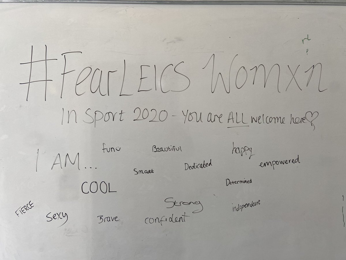 Thank you so much for all that contributed to yesterday’s launch of the #FearLEICSWomxnInSport campaign this upcoming week, including today’s fitness session and brunch! 

Lovely to have so many international students in attendance and starting with some empowering messages 🥳💪