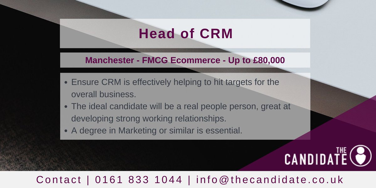 thecandidateuk's tweet photo. 🌞Is it your time to shine?🌞

@TheCandidateAL's still looking for the perfect candidate for her #digital #joboftheweek. Are you the #Manchester based #HeadofCRM she's looking for? Find out more https://t.co/WeHfSS6FqO https://t.co/yHRtVMD6mB