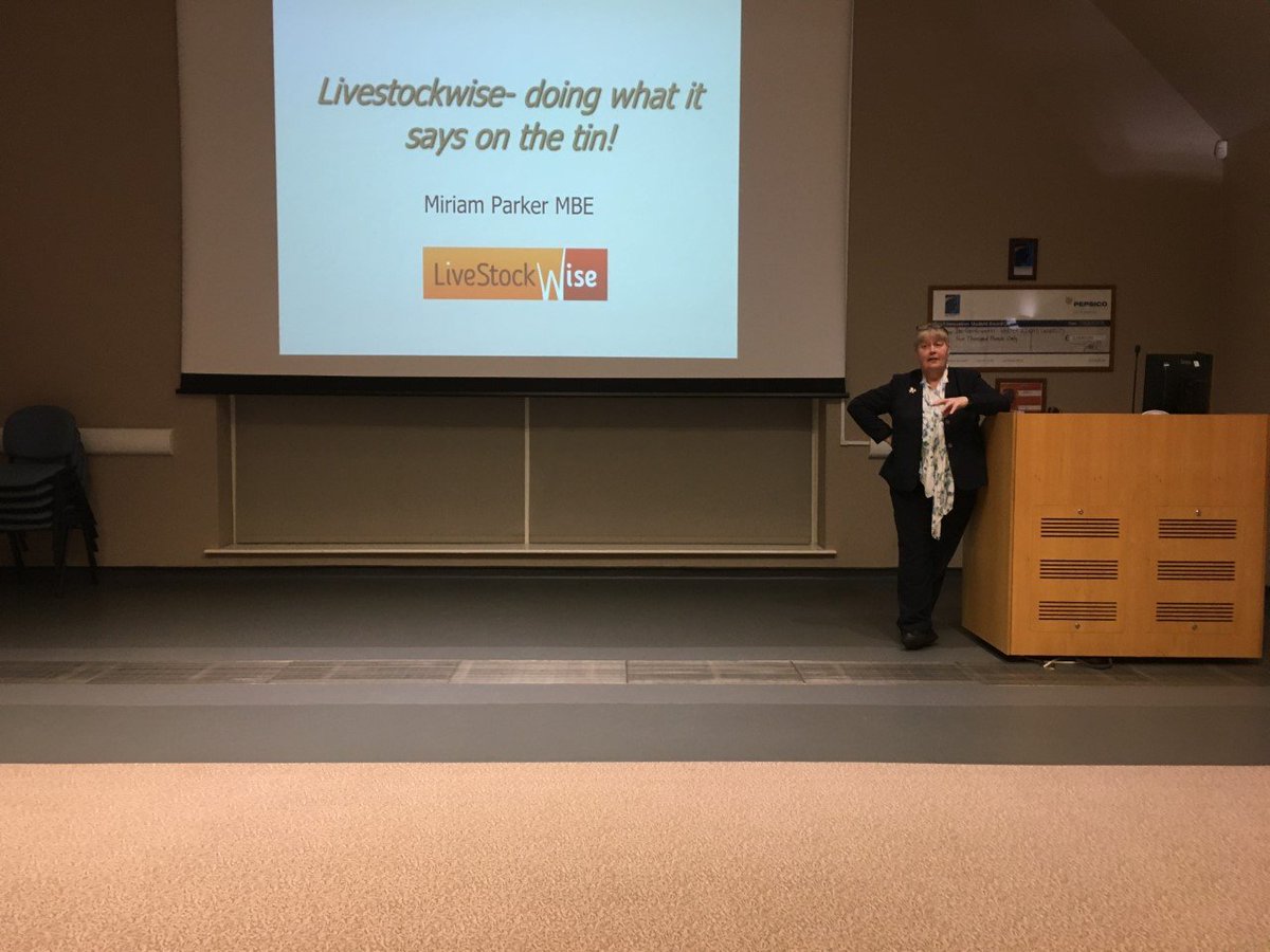 harperforum's tweet photo. Many thanks for Miriam Parker for speaking at the Harper Forum this week.
An interesting in-site into Livestockwise

Attendance: 25

Next Week: Charlie Mason, Humane Slaughter Association https://t.co/dm7vzgJwxV
