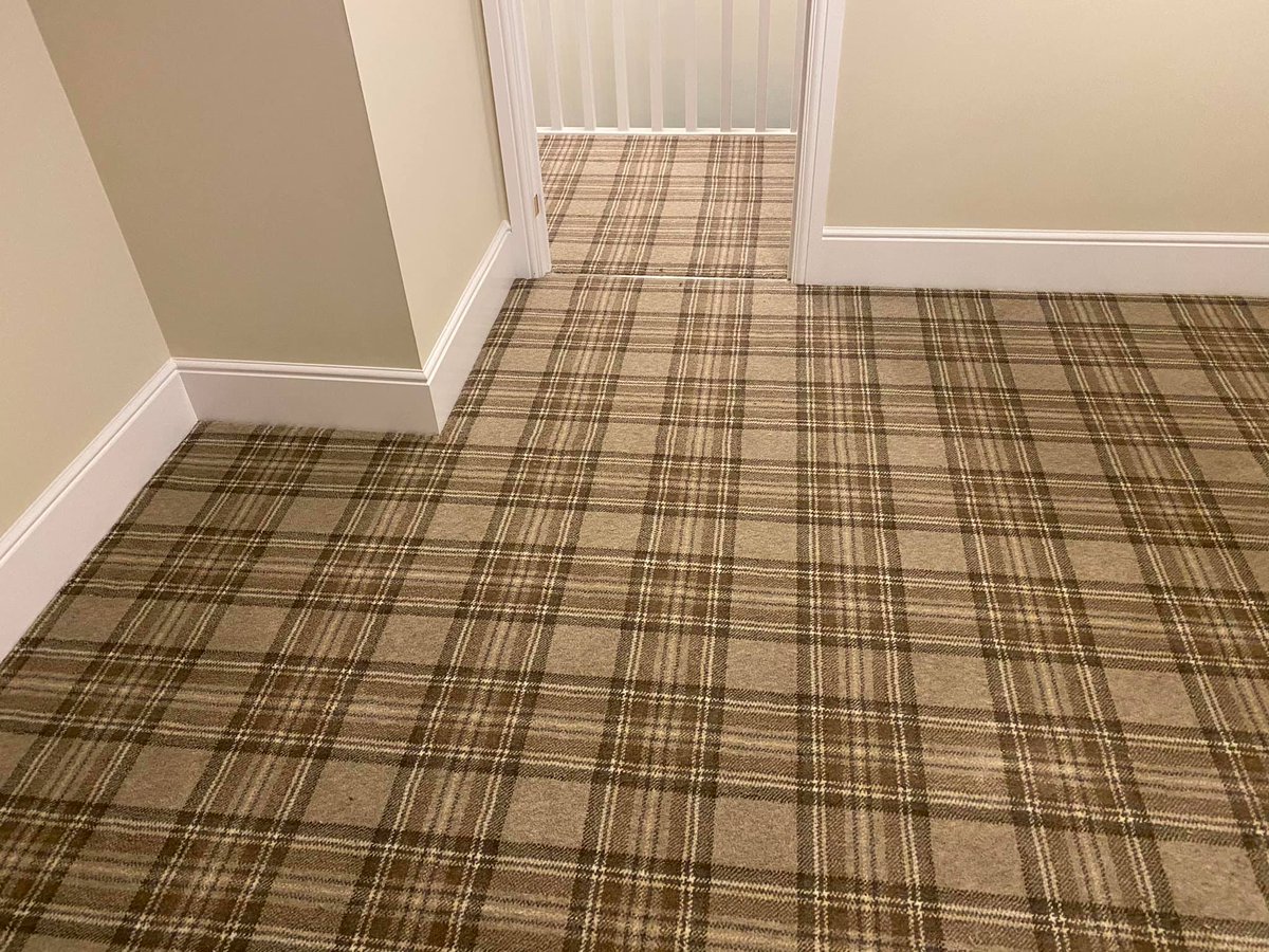 LimitedFsc's tweet photo. Hugh Mackay Ben Lawers Tartan Carpet. 
Constructed from beautiful 100% undyed pure new wool - conjures up visions of the mist-shrouded Highlands; Heather covered vistas and beautiful lochs! https://t.co/XJxitvlFHU