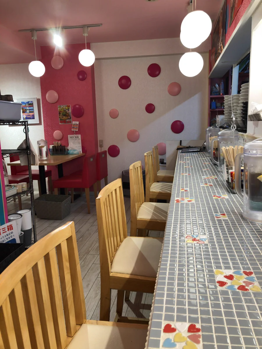 ポップなラーメン屋さん・タピオカ店が潰れたあとのものだった・・・。