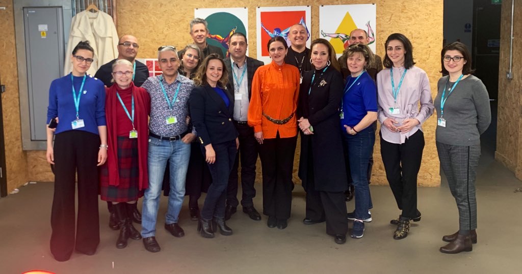 Dilara_bc's tweet photo. #CraftingFutures programme in action! Huge thanks to Matias Shortcook Kim Bagley for making our visit to @plymouthart engaging, interesting and very creative! #MakingFutures @azBritish #SocialJustice #CreativeLearning https://t.co/E6f7ywVld7
