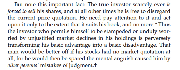 jasonzweigwsj's tweet photo. It's always a good time to read (or re-read) Chapter Eight of  Benjamin Graham's "The Intelligent Investor."

Today might be a very good time.

https://t.co/BaDCj3avSK https://t.co/DsHHNWErZM