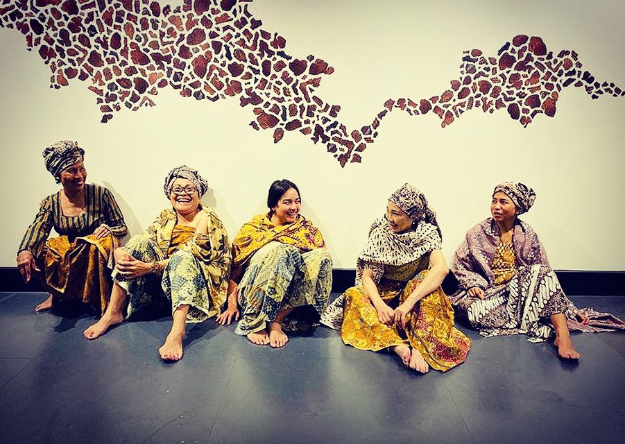 Rehearsal for ‘bara’ performance at Bankstown Art Centre. 
Celebrating International Women’s Day