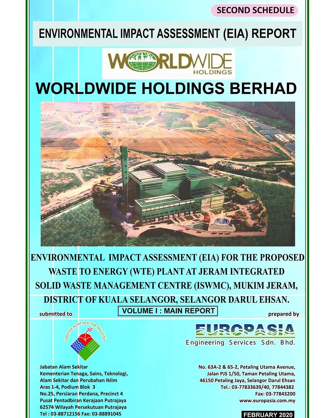 ট ইট র Jabatan Alam Sekitar Pameran Laporan Environment Impact Assessment For The Proposed Waste To Energy Wte Plant At Jeram Integrated Solid Waste Management Centre Iswmc Mukim Jeram District Of Kuala Selangor Selangor