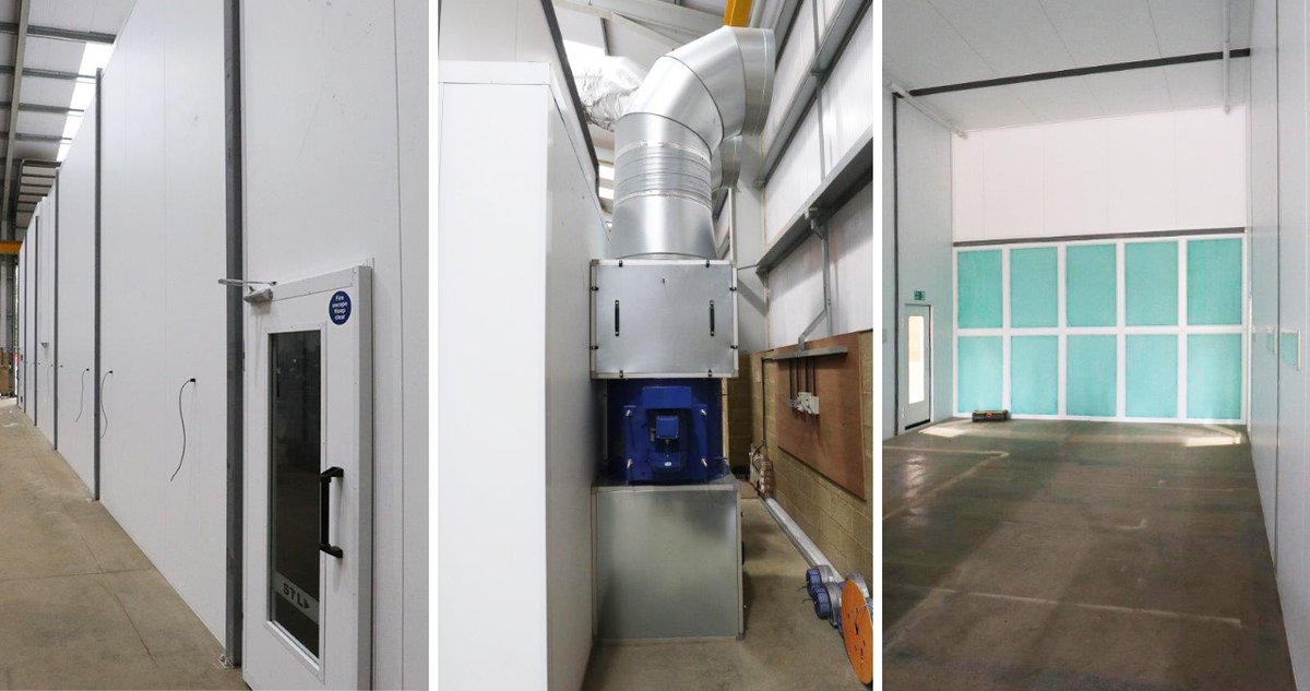 SprayboothTech's tweet image. We were delighted to recently support the expansion of Bye Engineering in Melton, near Woodbridge, with a bespoke #spraybooth.

Read about the project here - bit.ly/337bo3d

#ukmfg #ukagriculture