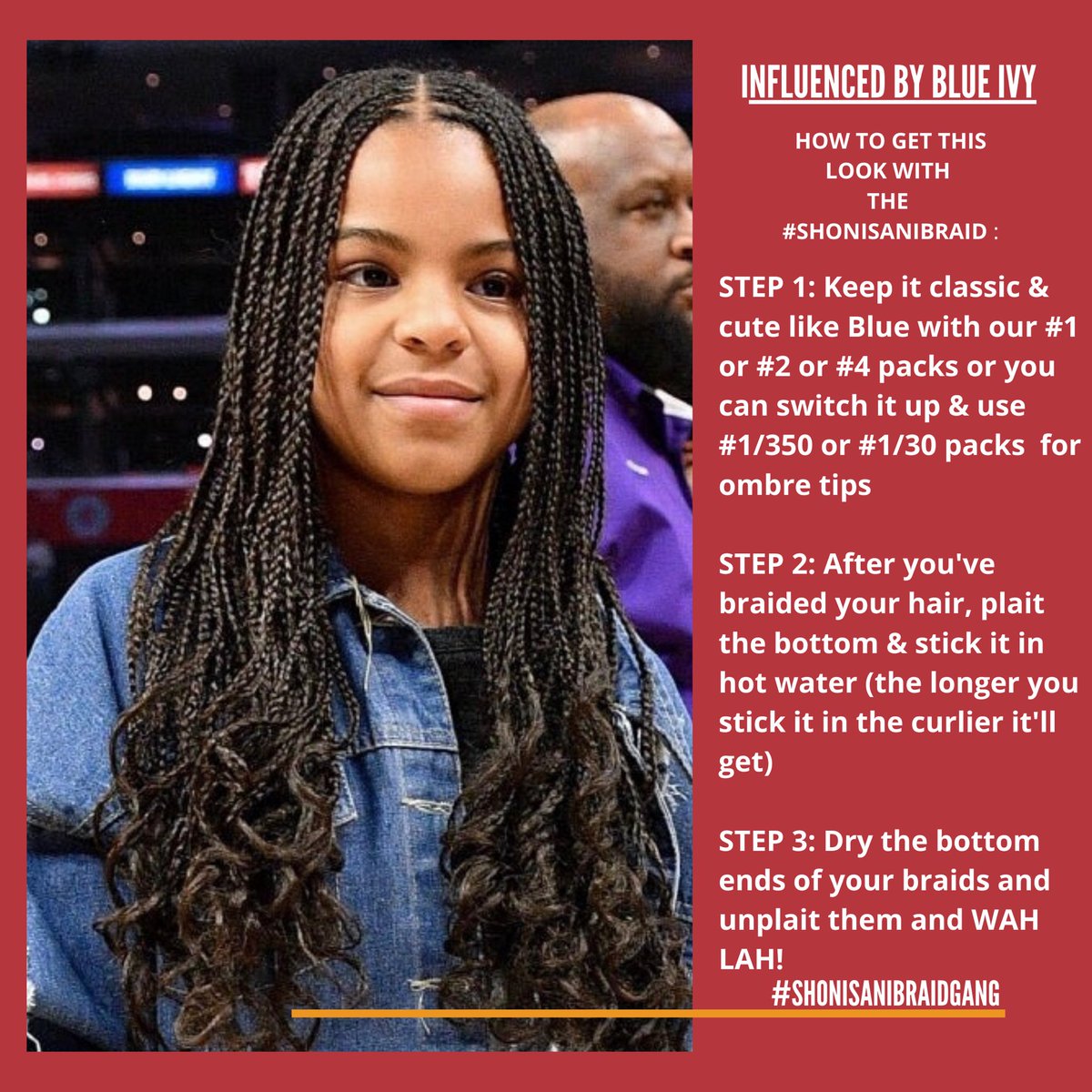 Madame_Shonsan's tweet photo. Are you following the #ShonisaniBraid page on IG yet? Today we’re doing #braidspiration and we’re obsessed with Blue Ivy’s new do! 😻🔥👑
Click here to see more : https://t.co/nLDIPAqaMY
#ShonisaniBraidGang #MondayMotivation
#GirlTalkZA https://t.co/k3xS2k40wq