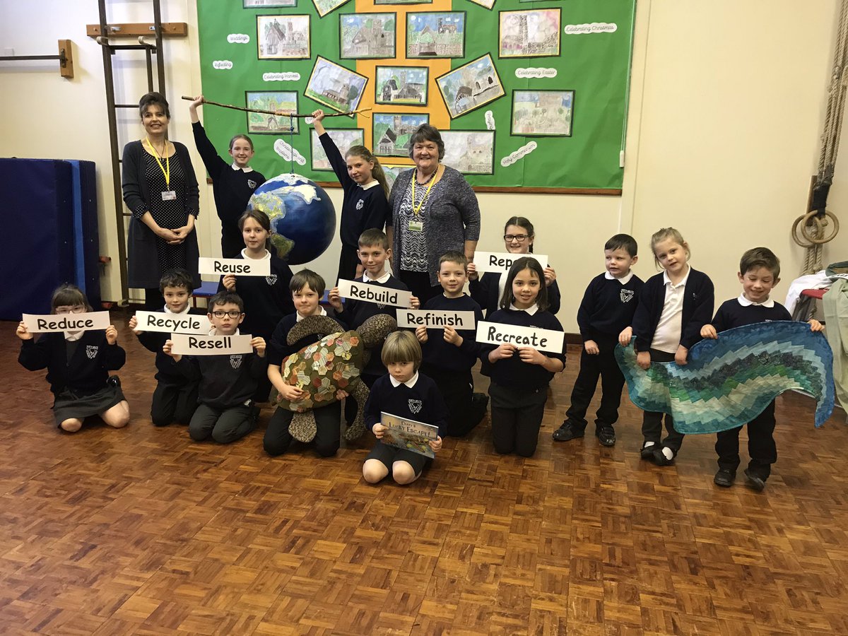 We have had a brilliant visit this morning from <a href="/NorthHayne/">North Hayne Cottages</a> on behalf of Plastic Free South Molton. They have presented a signed copy of Duffy’s Lucky escape to support us with our plastic free journey! @PlasticFreeND