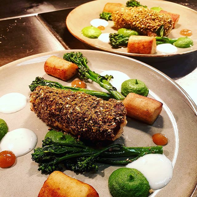 Roast Monkfish, dukkah crust, potato gnochhi &amp; buttermilk  #deaneanddecano #eatatdeanes #specials #belfastfood #foodstagram #foodphotography #freshfish #fushion #chefsofinstagram #lisburnroad #bigflavour ift.tt/2wKzPas