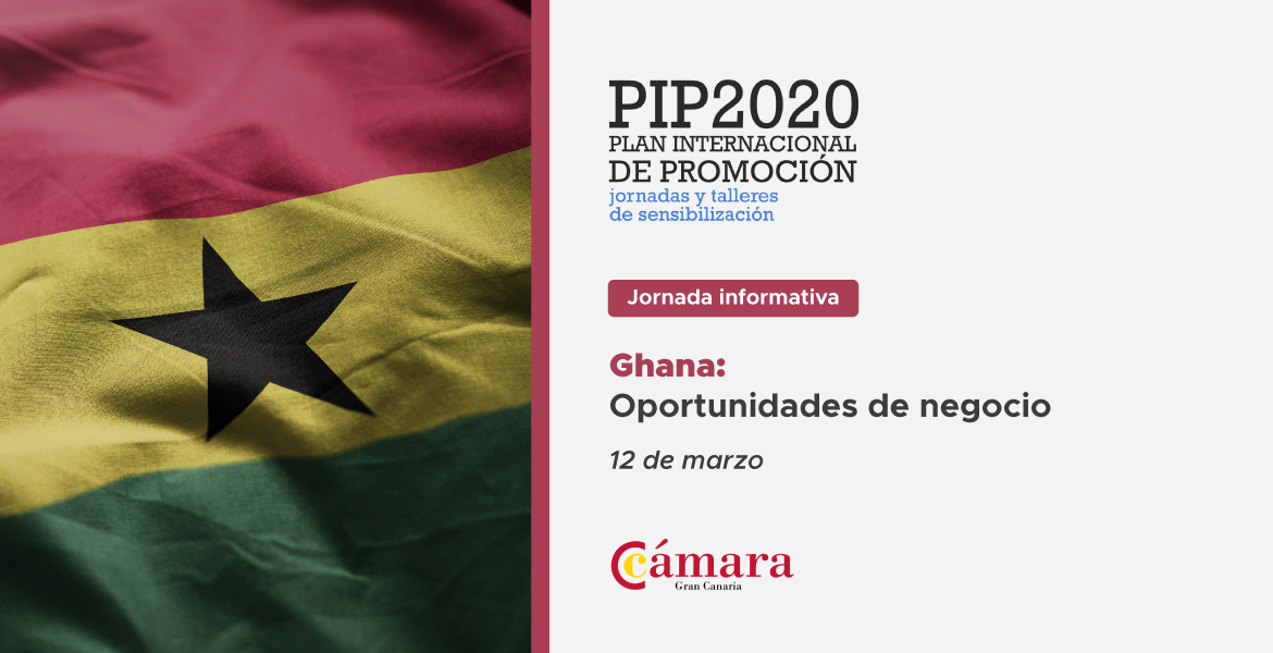 SPEGC's tweet photo. La @CamaraGCanaria, a través del #PIP2020, organiza una jornada informativa para dar a conocer las oportunidades de negocio que presenta #Ghana, uno de los países con mayor crecimiento en #África.
https://t.co/1FDHLAMOfJ https://t.co/FGbm63Qs4K